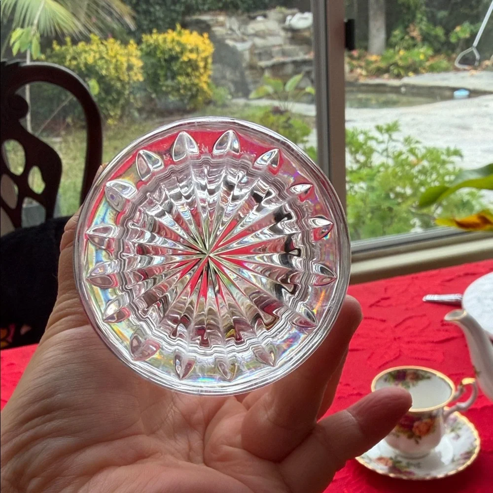 Waterford Crystal Clear Vase 6” stamped